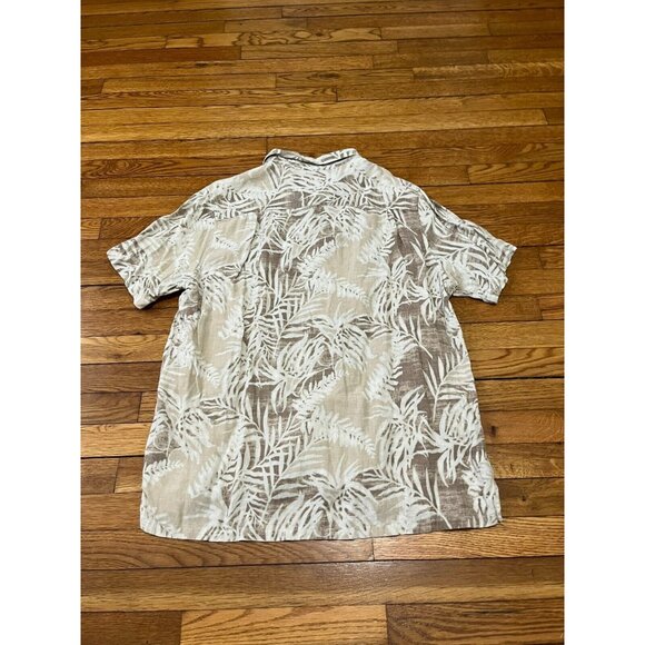 Margaritaville Silk Linen Shirt Men's Size XL Short Sleeve Button Down - Picture 4 of 4